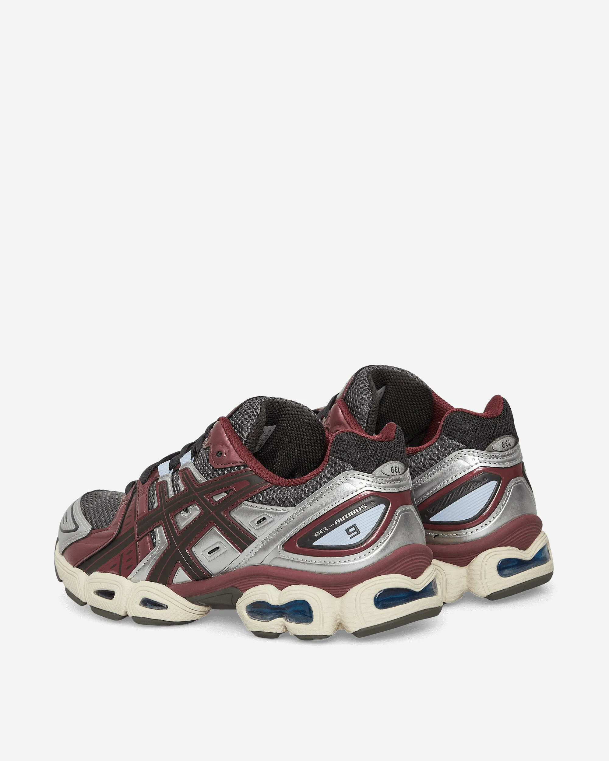 GEL-Nimbus 9 Sneakers Trüffelgrau / Dunkelkirsche
