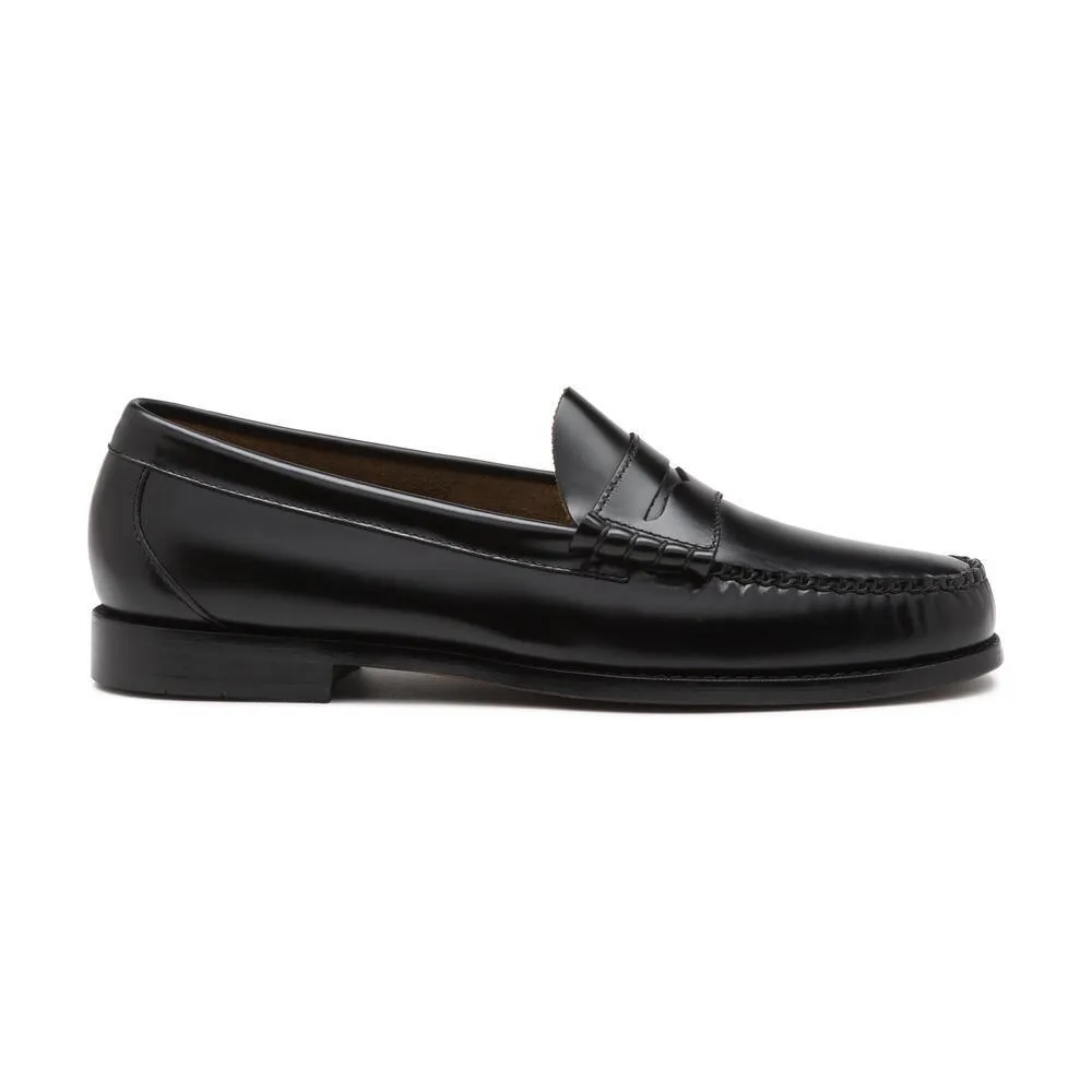 G.H. Bass Herren Larson Weejuns Schwarz Leder