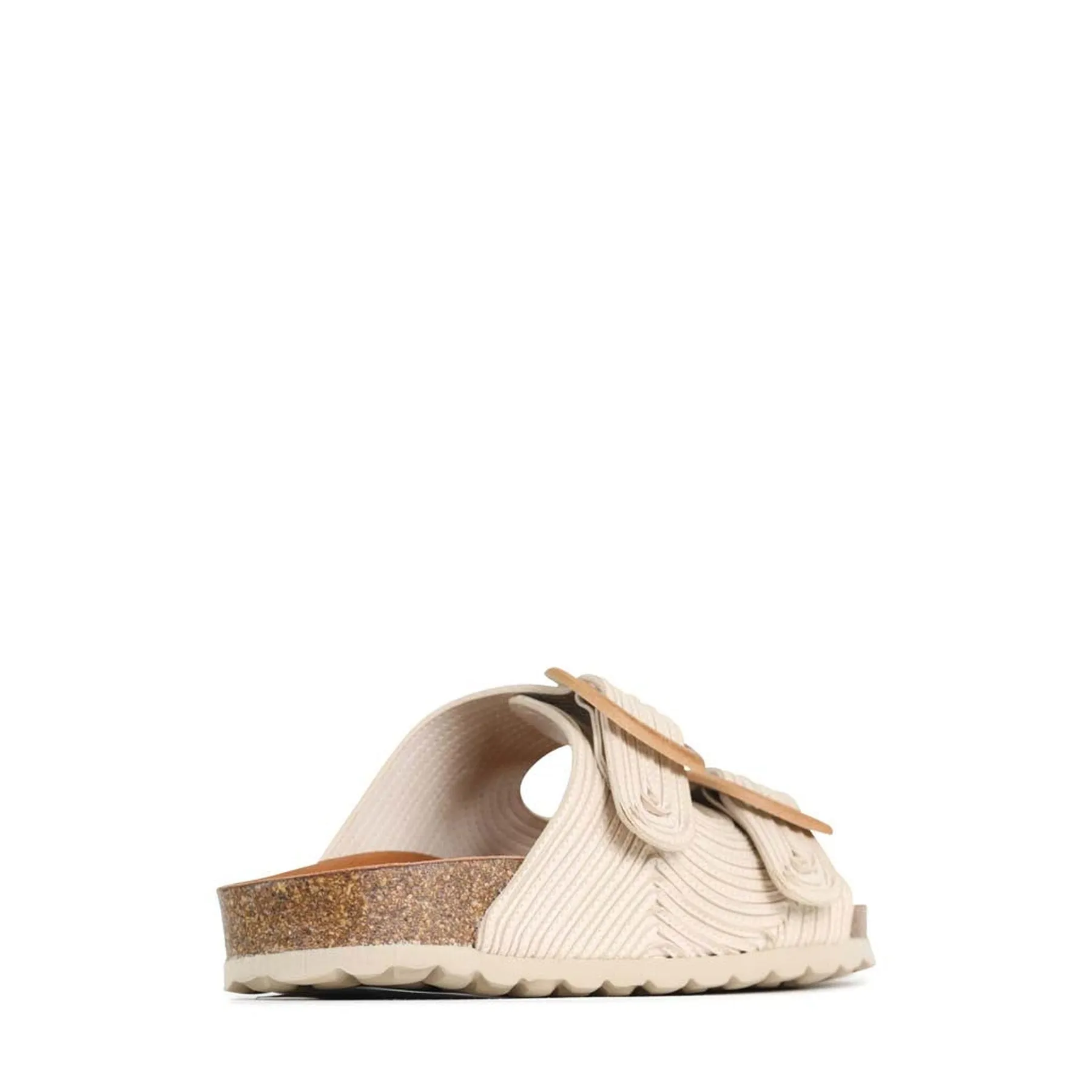 GIANA LEDER-SLIDES SANDALEN