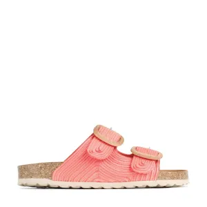 GIANA LEDER-SLIDES SANDALEN