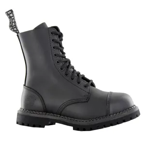 Grinders Stag Cs Derby Black Unisex Knöchel-Stahlkappenstiefel