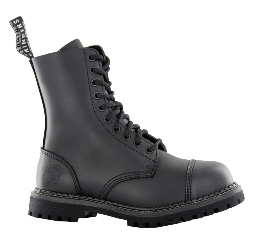 Grinders Stag Cs Derby Black Unisex Knöchel-Stahlkappenstiefel