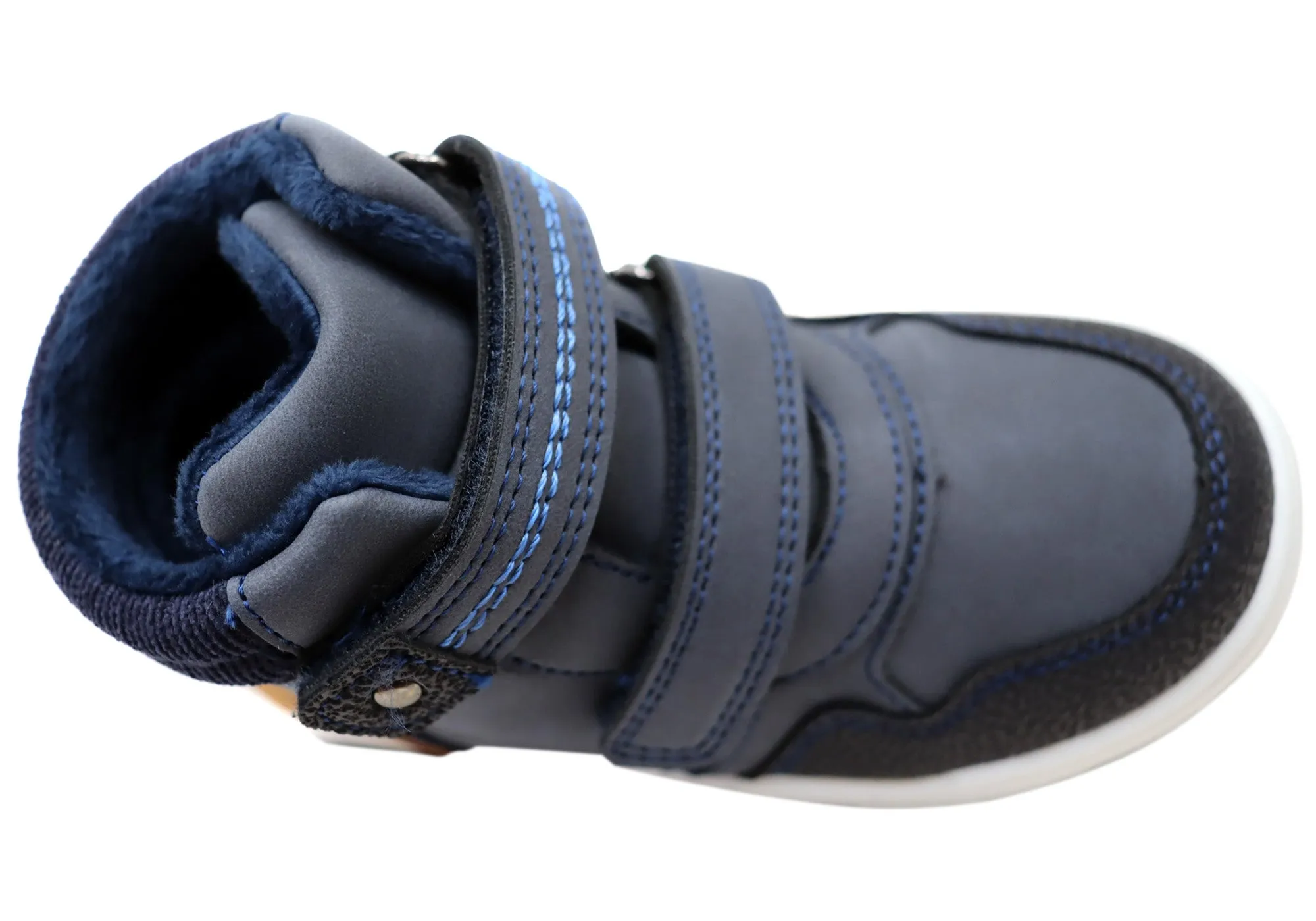 Grosby Alfie Jungen Bequeme Stiefel Mit Verstellbaren Riemchen Grosby Schuhe