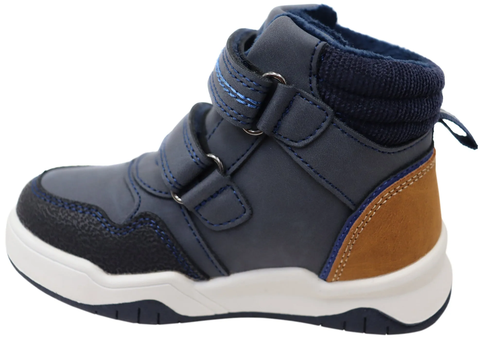 Grosby Alfie Jungen Bequeme Stiefel Mit Verstellbaren Riemchen Grosby Schuhe