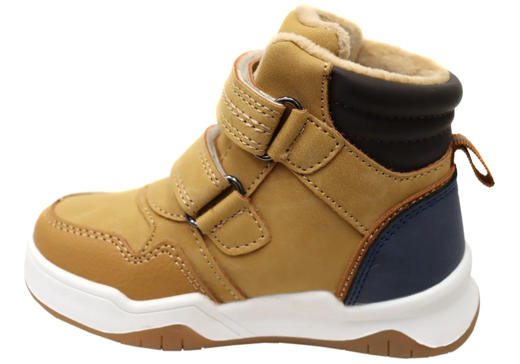 Grosby Alfie Jungen Bequeme Stiefel Mit Verstellbaren Riemchen Grosby Schuhe