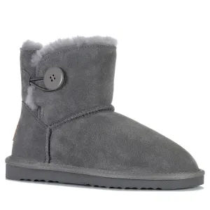 Grosby Button Ugg Dunkelgrau