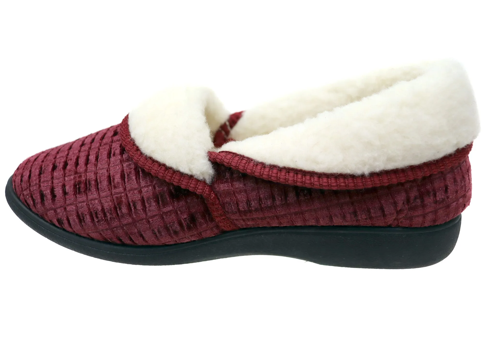 Grosby Camille Damen Bequeme Hausschuhe Grosby Schuhe