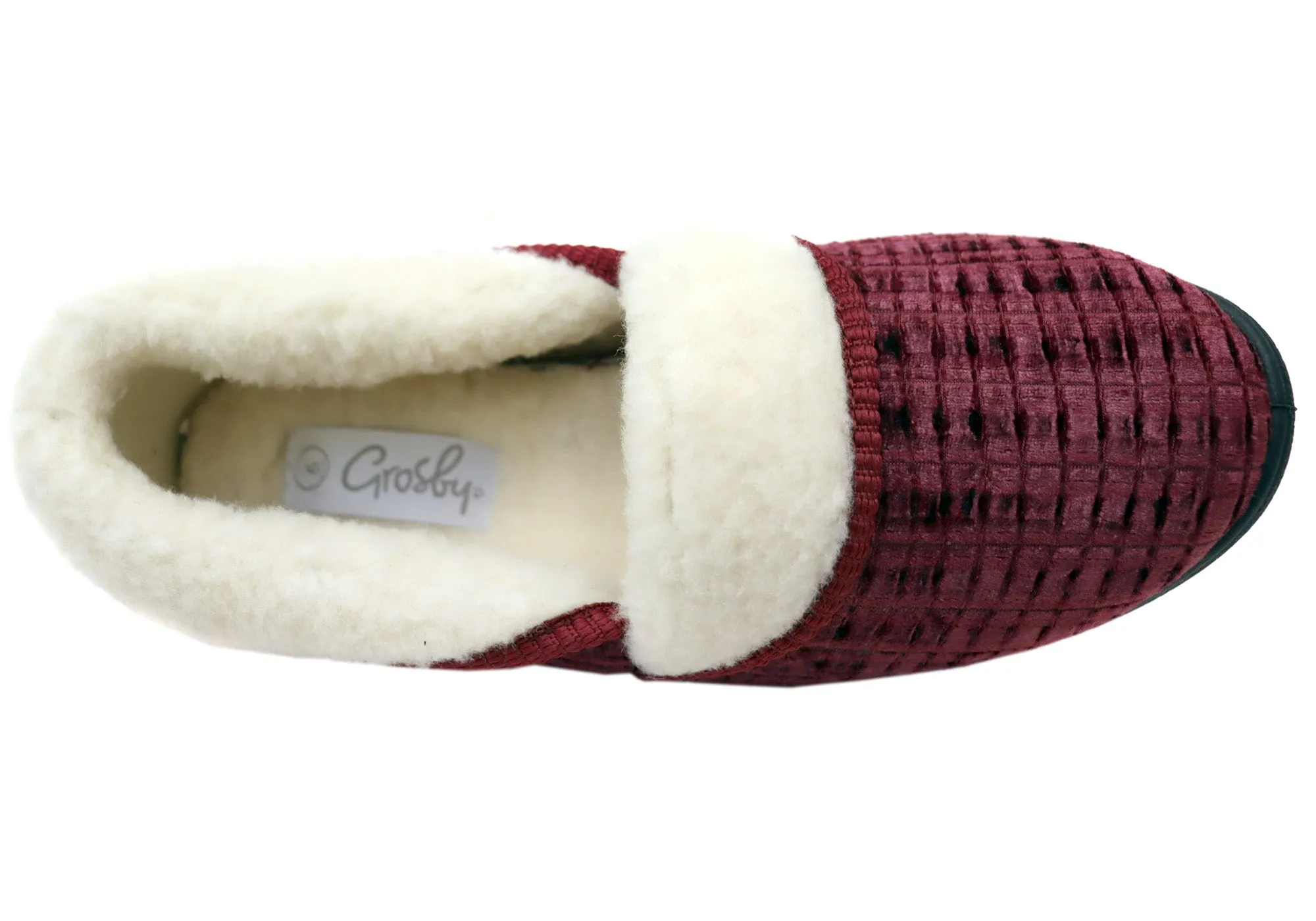 Grosby Camille Damen Bequeme Hausschuhe Grosby Schuhe