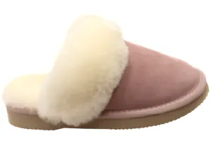 Grosby Denni Ugg Damen Bequeme Pantoffeln mit offener Ferse Grosby Schuhe