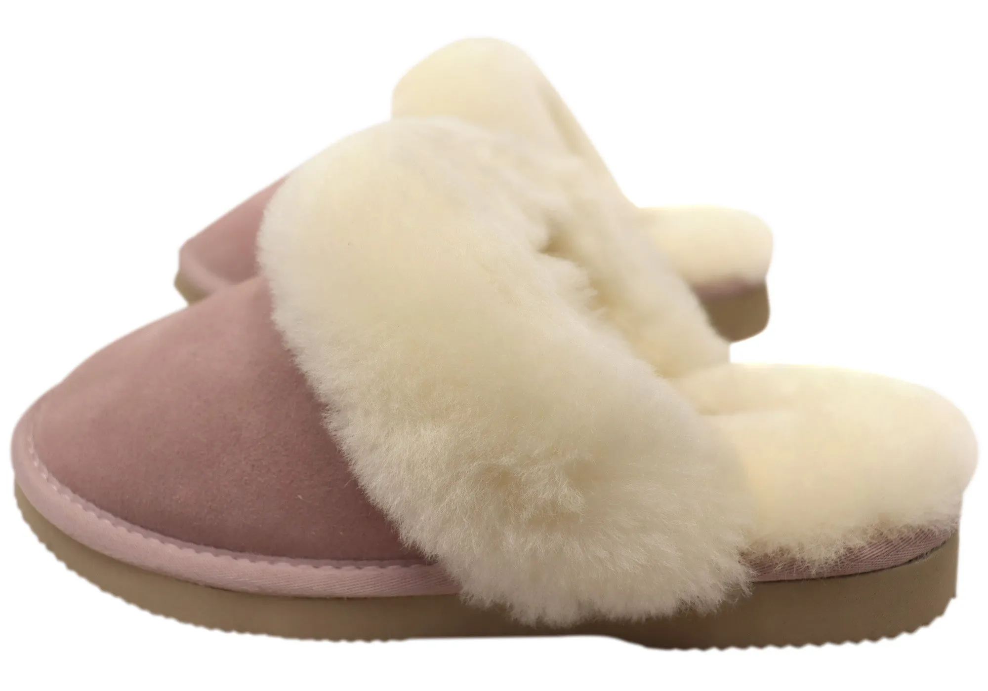 Grosby Denni Ugg Damen Bequeme Pantoffeln mit offener Ferse Grosby Schuhe