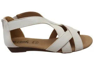 Grosby Felicia Damen Bequeme Sandalen Grosby Schuhe