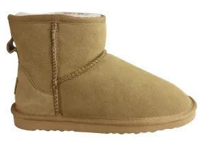 Grosby Jillaroo Ugg Damen Warme Komfortstiefel mit Schaffellfutter Grosby Schuhe