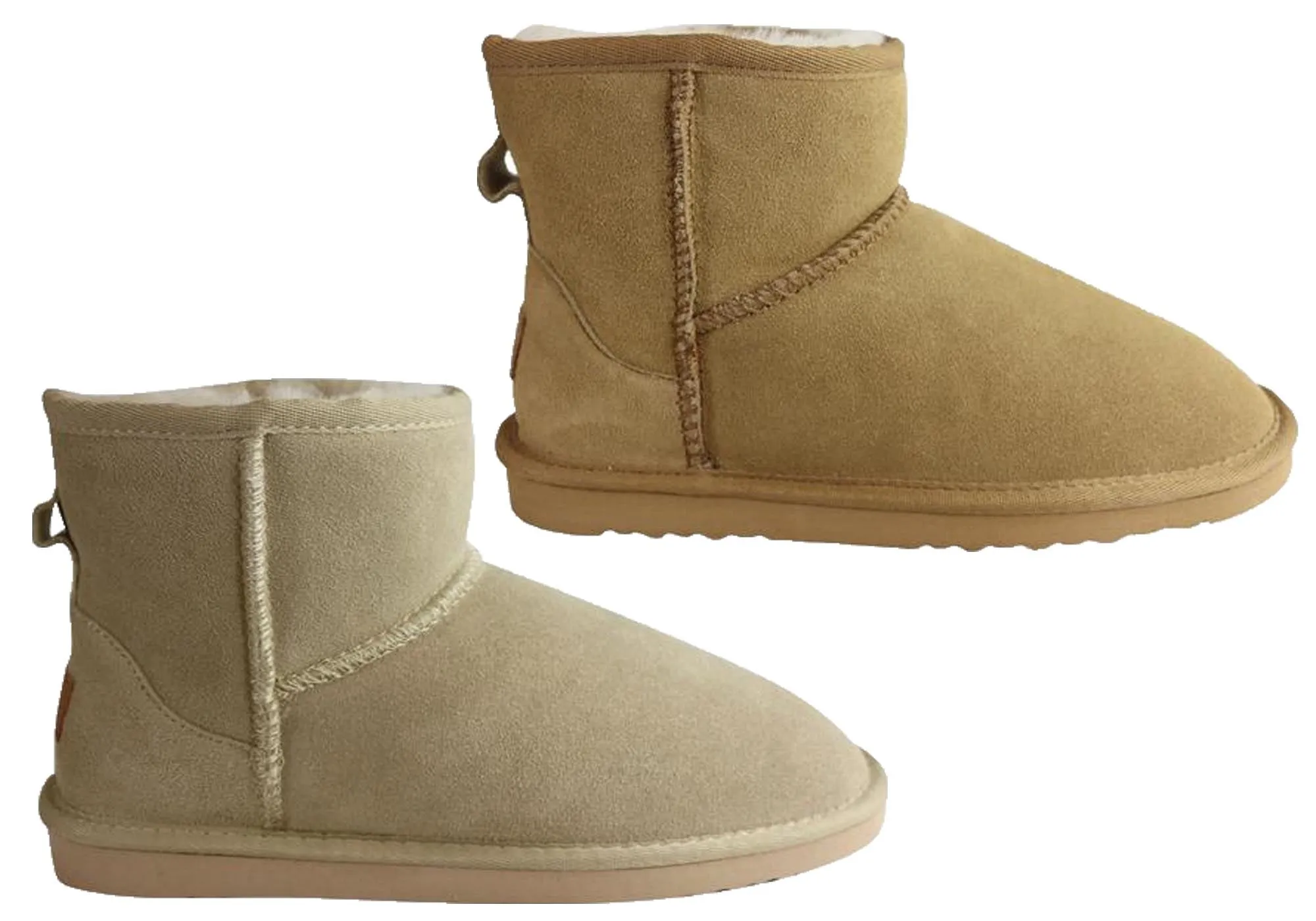 Grosby Jillaroo Ugg Damen Warme Komfortstiefel mit Schaffellfutter Grosby Schuhe