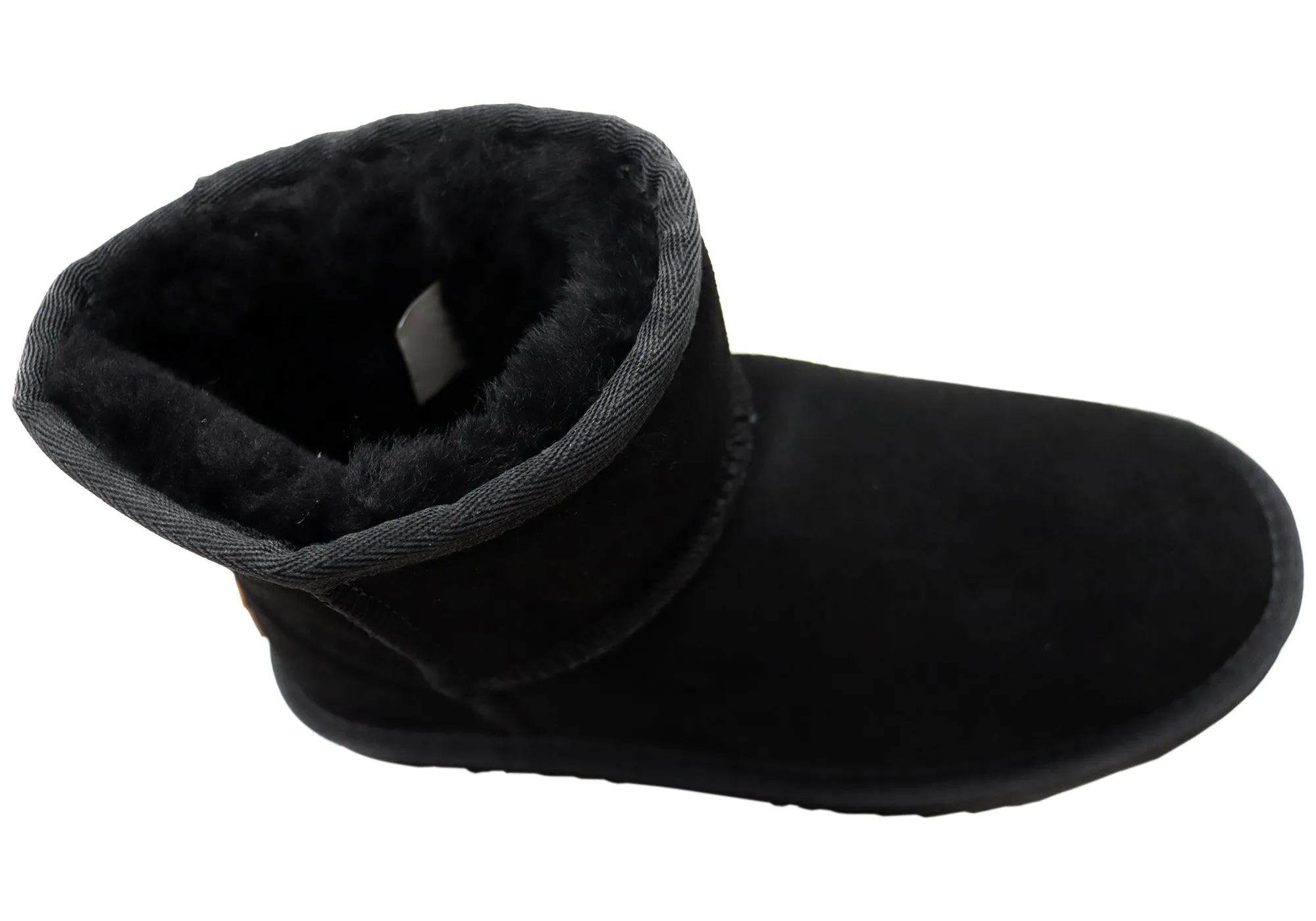 Grosby Jillaroo Ugg Damen Warme Komfortstiefel mit Schaffellfutter Grosby Schuhe