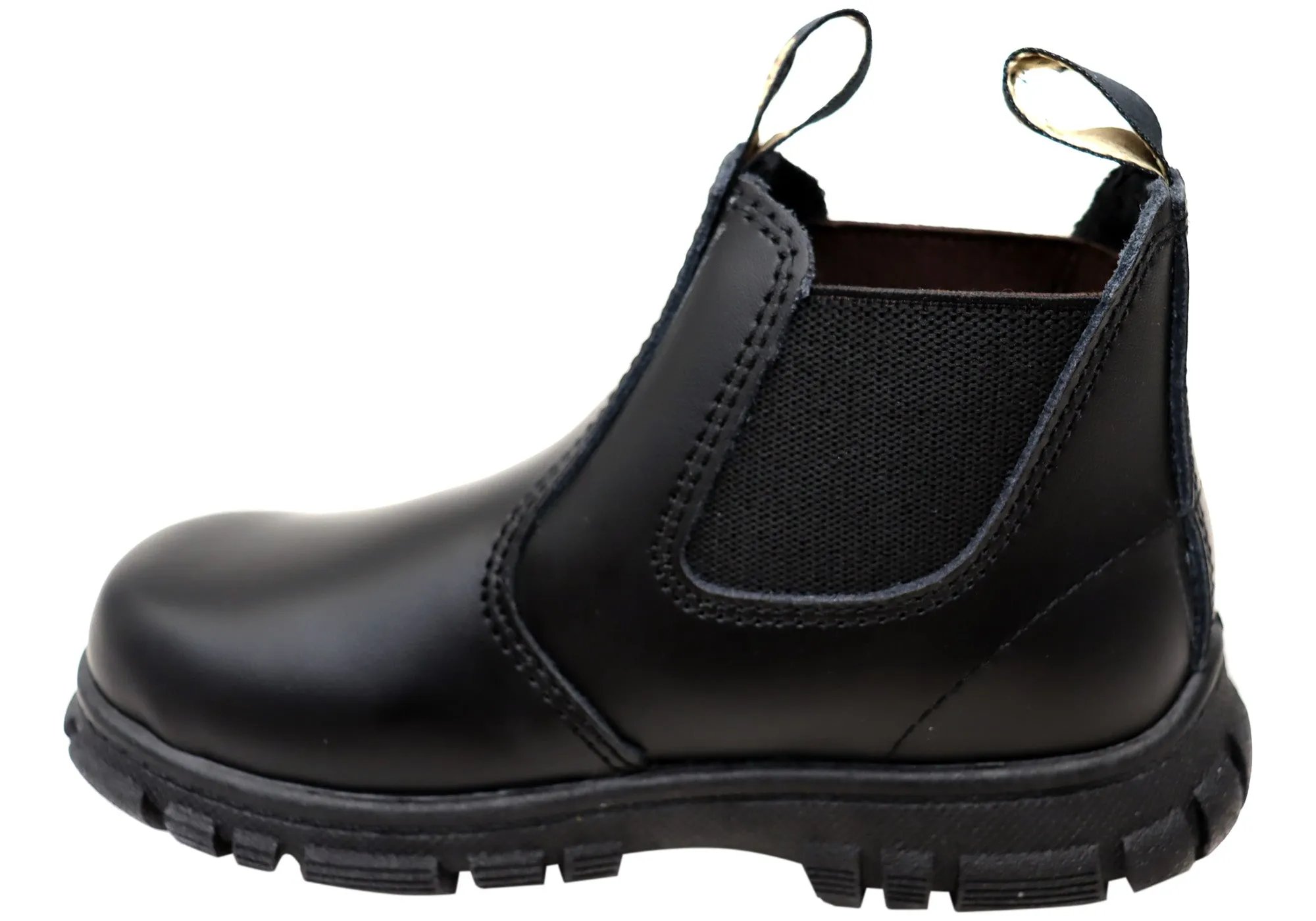 Grosby Ranch Baby Kleinkinder Kinder Leder Stiefel zum Reinziehen Grosby Schuhe