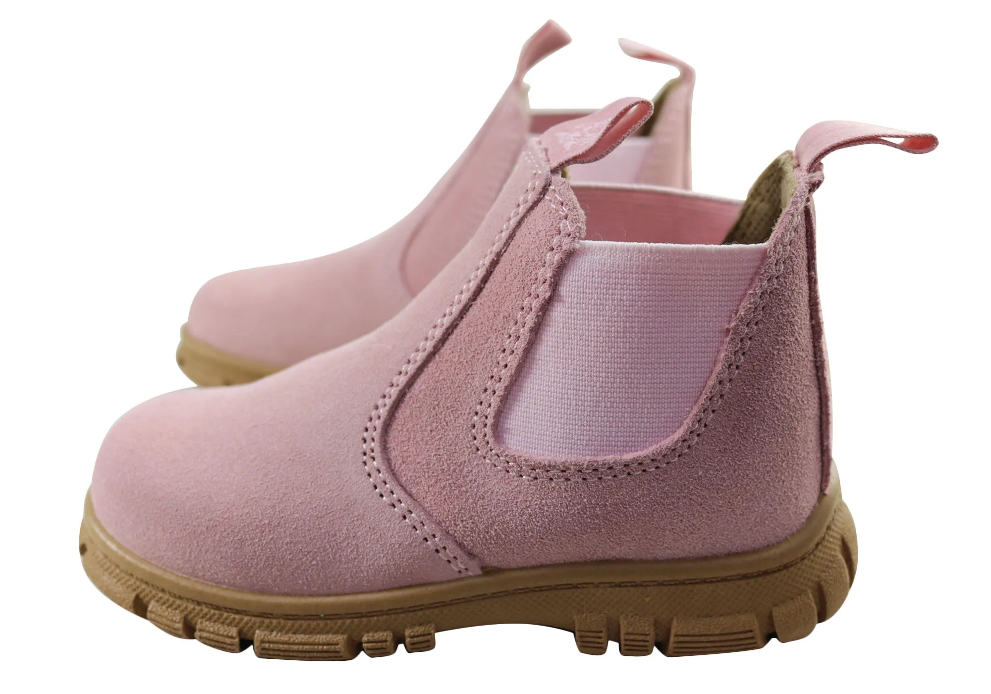 Grosby Ranch Baby Kleinkinder Kinder Leder Stiefel zum Reinziehen Grosby Schuhe