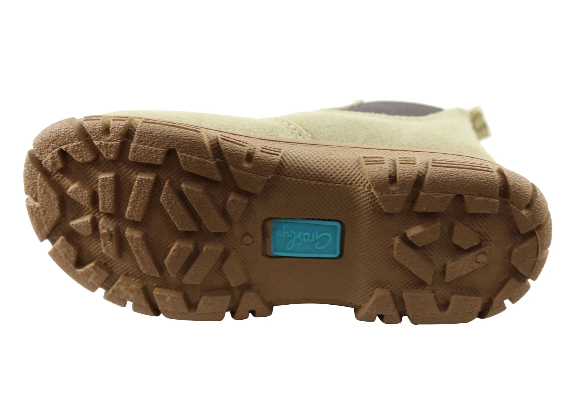 Grosby Ranch Baby Kleinkinder Kinder Leder Stiefel zum Reinziehen Grosby Schuhe
