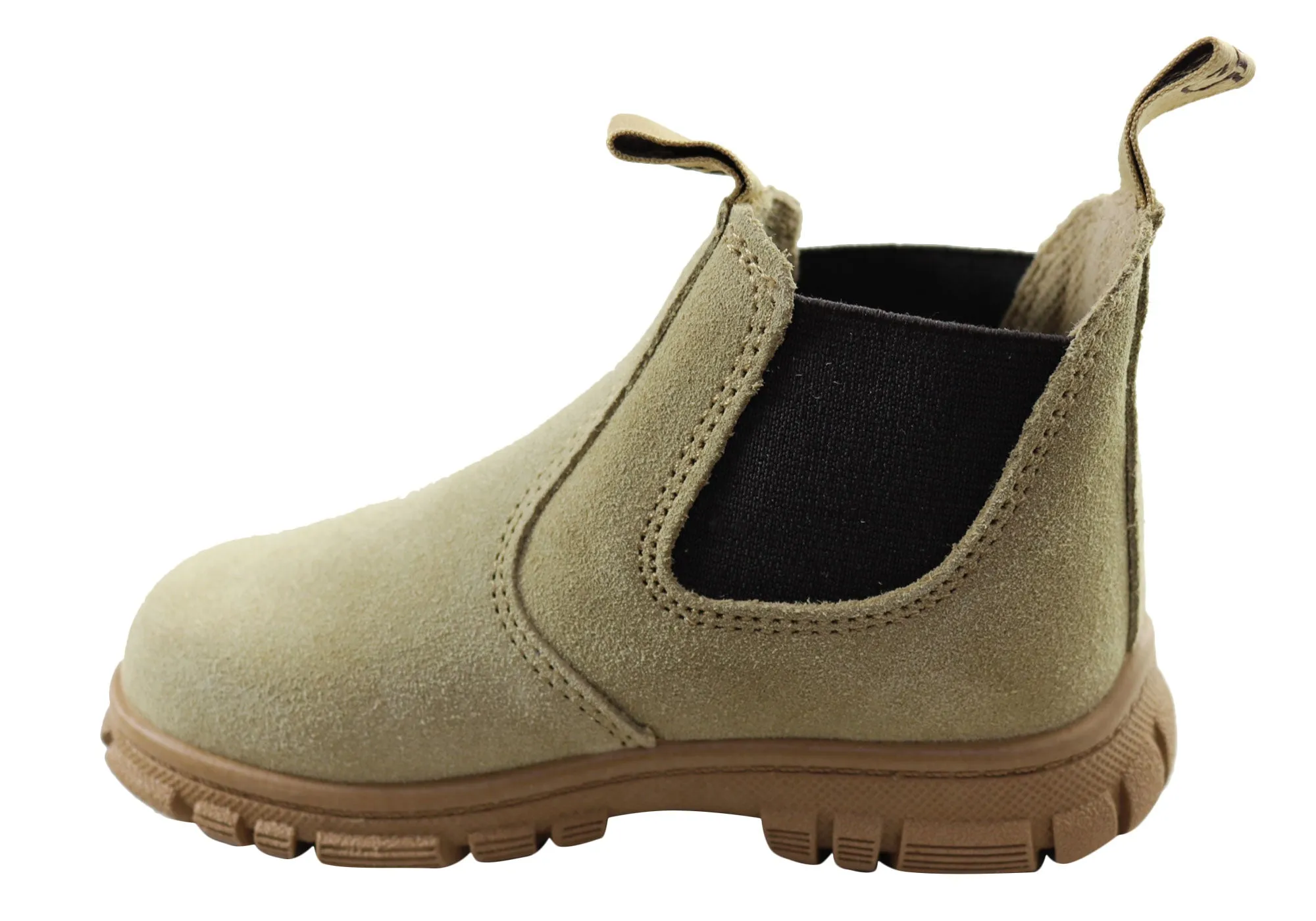 Grosby Ranch Baby Kleinkinder Kinder Leder Stiefel zum Reinziehen Grosby Schuhe