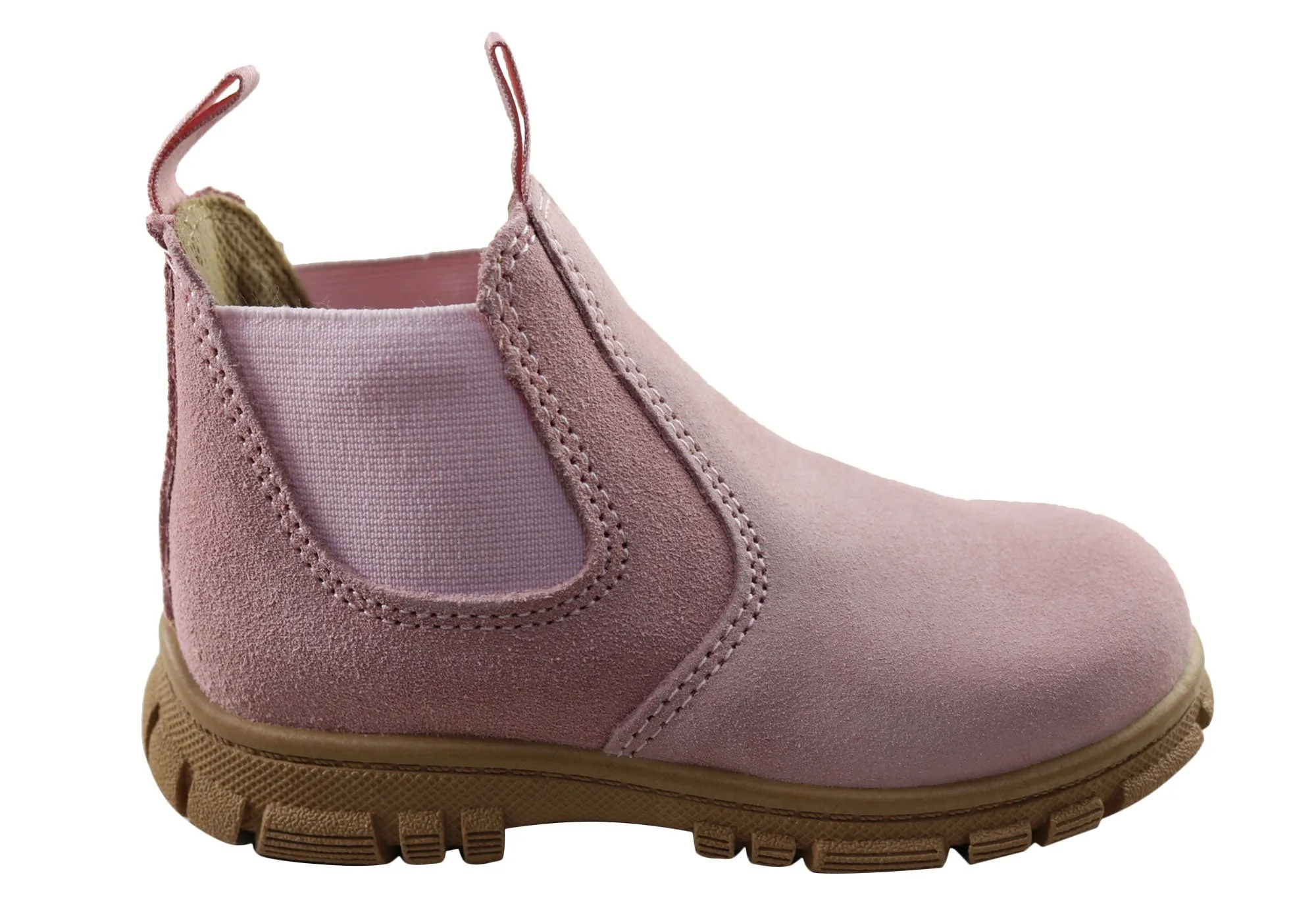 Grosby Ranch Baby Kleinkinder Kinder Leder Stiefel zum Reinziehen Grosby Schuhe
