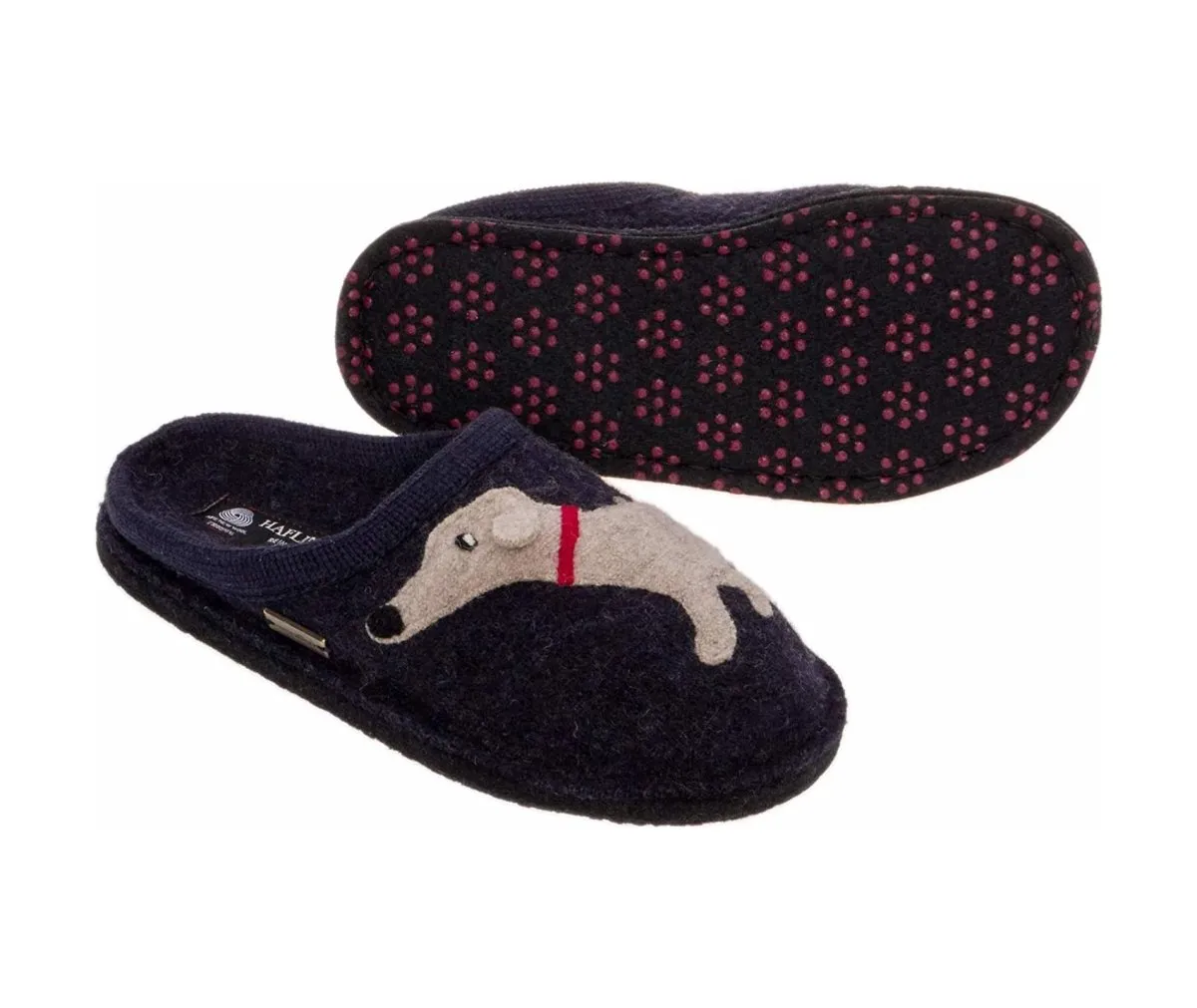 Haflinger Damen Doggy Captains Blau Wolle