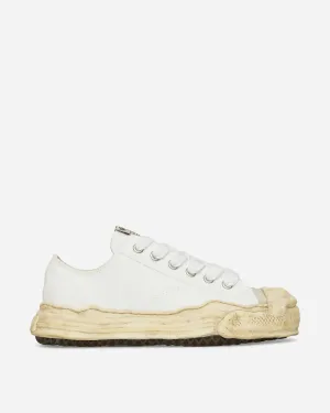 Hank OG gefärbte Sohle Canvas Low Sneakers Weiß