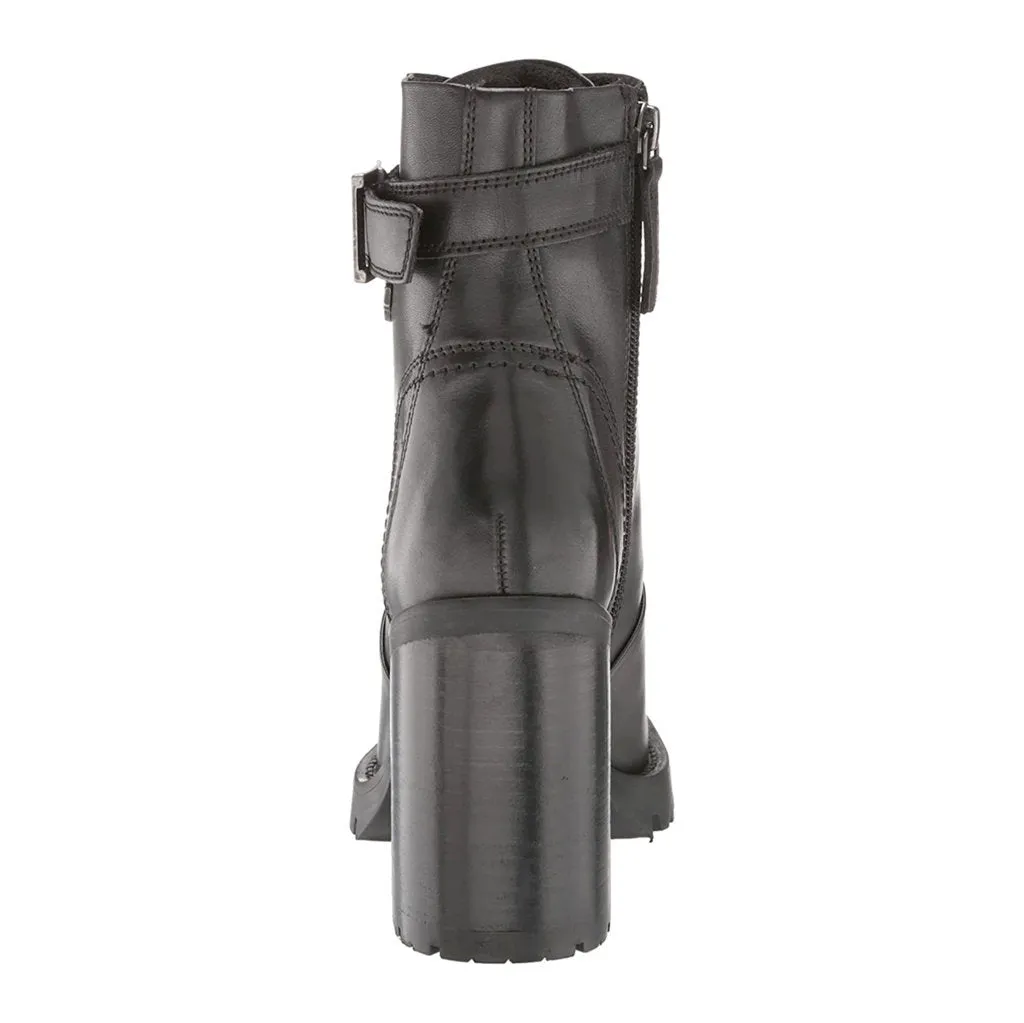 Harley Davidson Adina Vollnarbenleder Blockabsatz Damen Reitstiefel