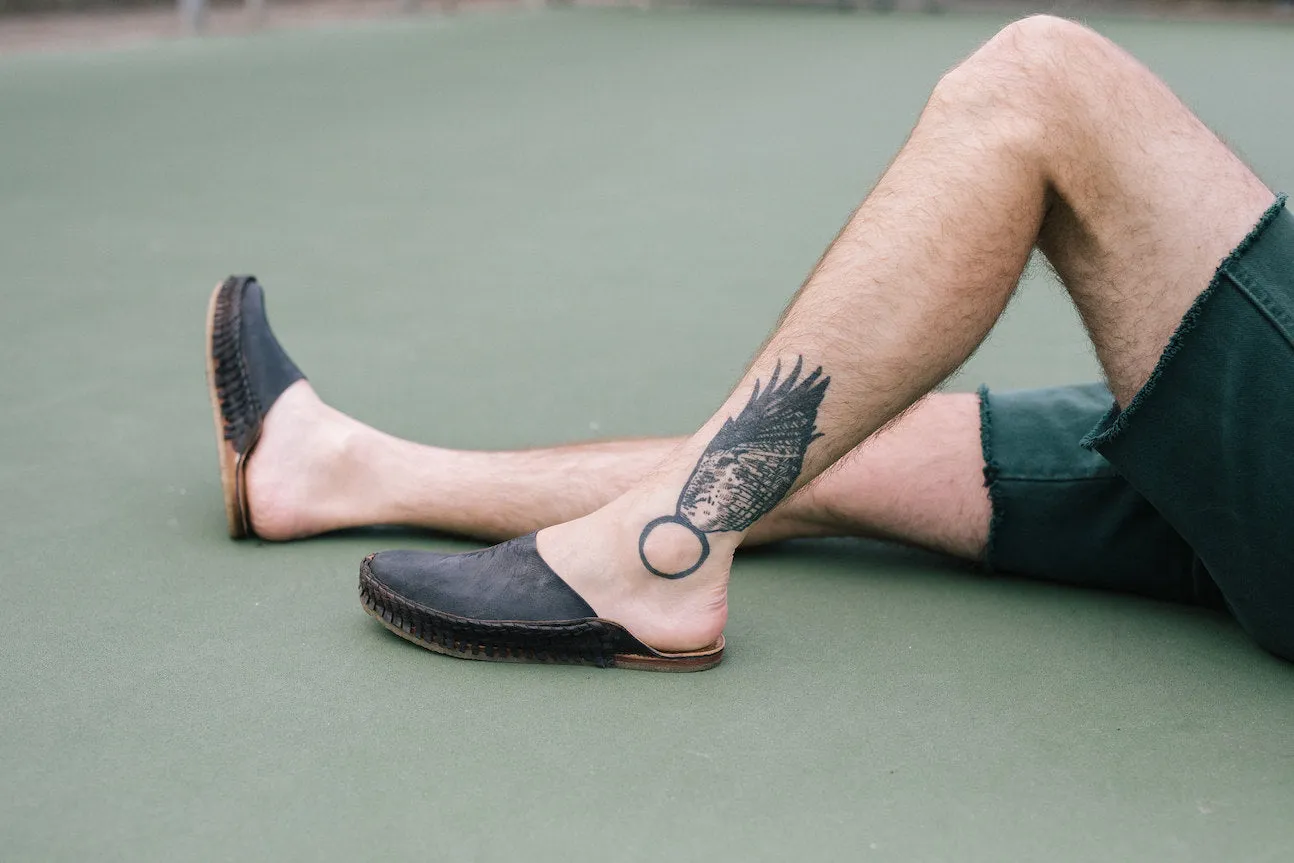 Heritage Solid City Pantoffel in Anthrazit