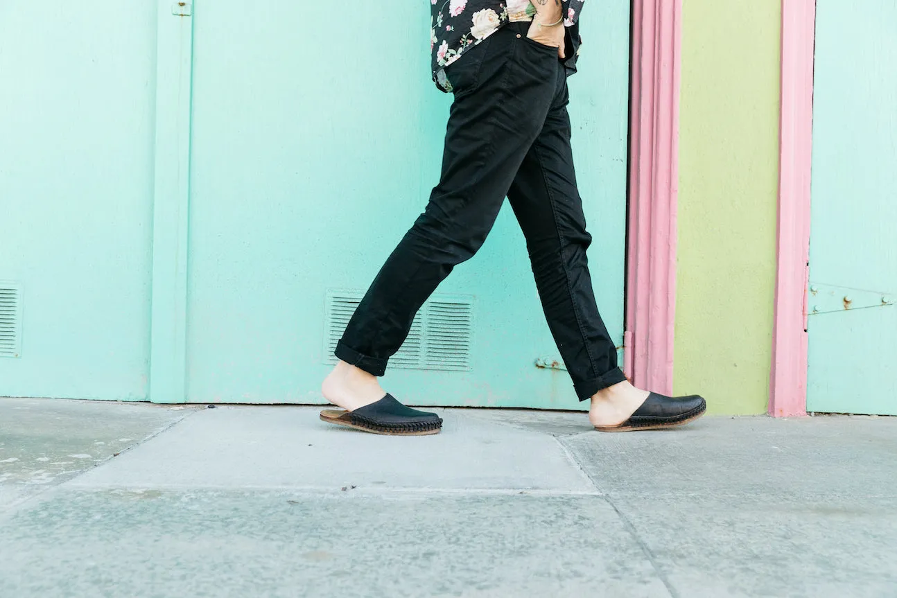 Heritage Solid City Pantoffel in Anthrazit