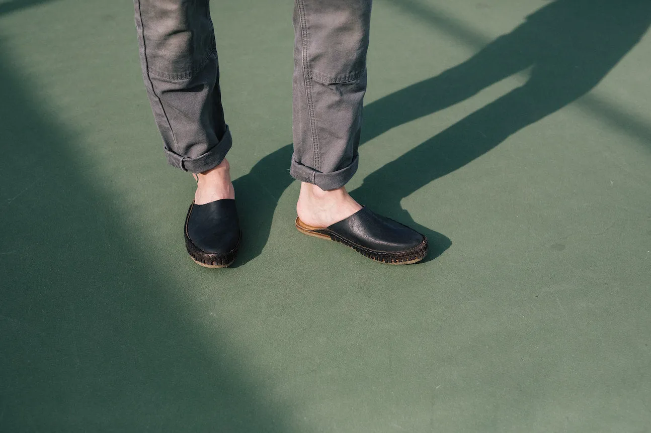 Heritage Solid City Pantoffel in Anthrazit