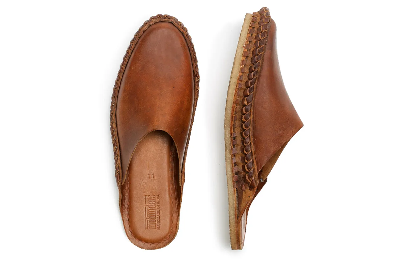 Heritage Solid City Pantoffel in Walnuss