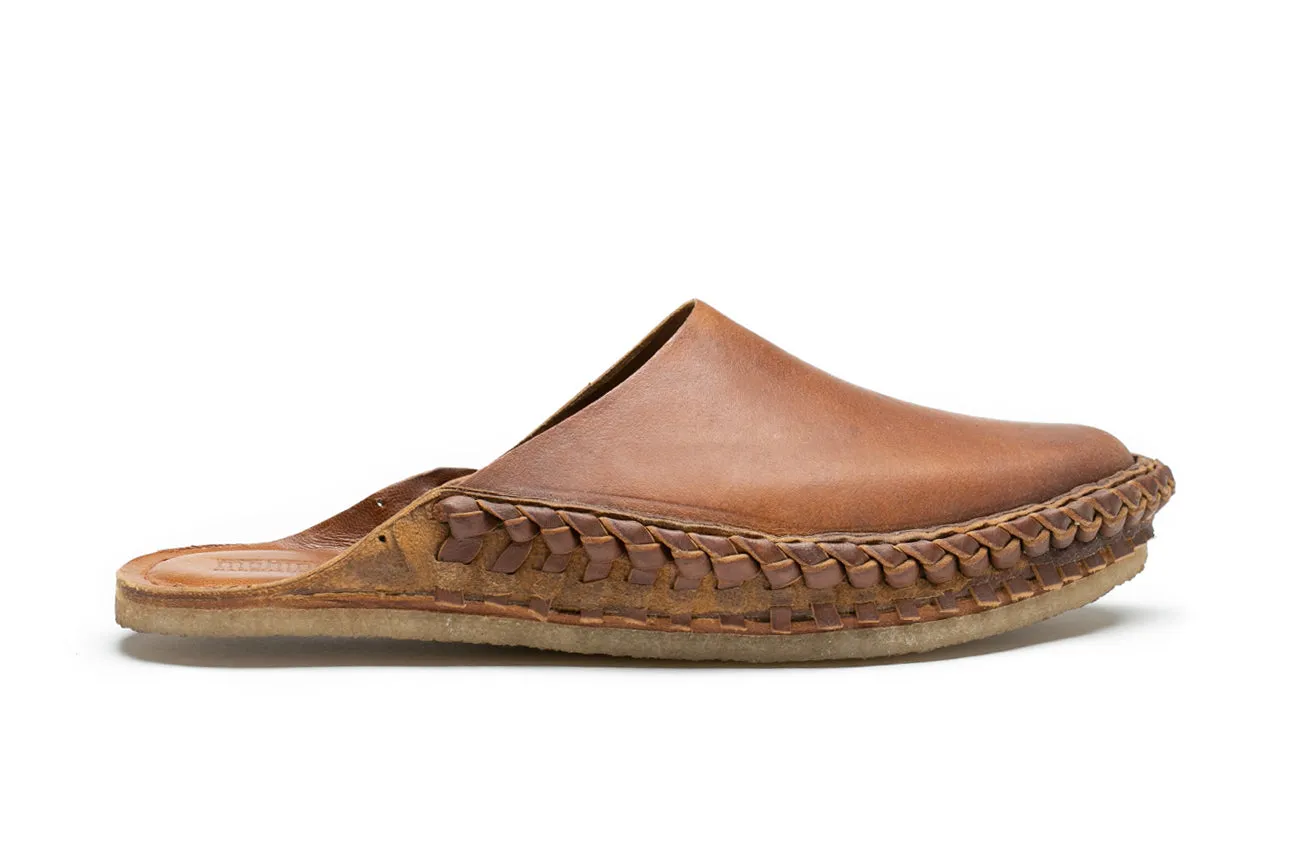 Heritage Solid City Pantoffel in Walnuss