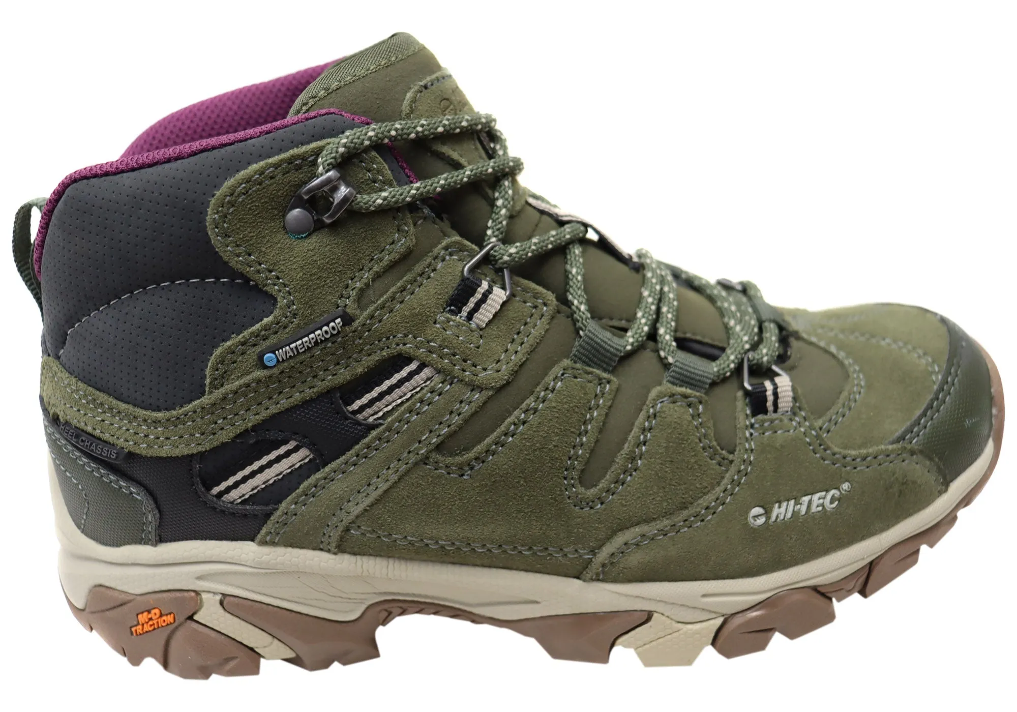 Hi Tec Damen Bequeme Ravus Abenteuer Mid Wasserdichte Wanderstiefel Hi Tec Schuhe