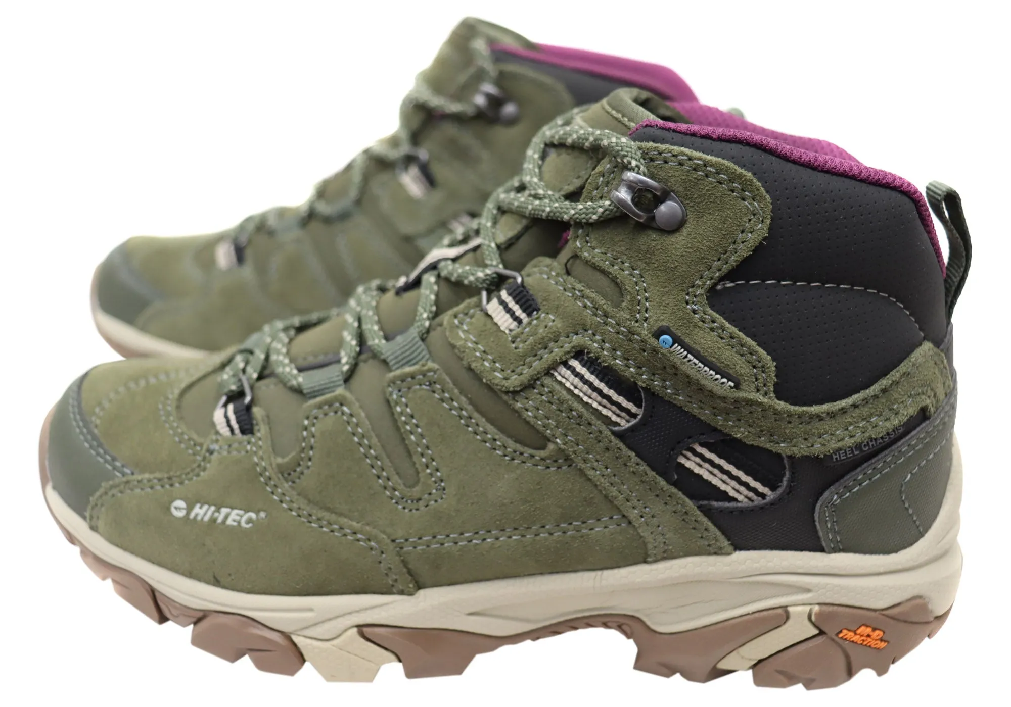 Hi Tec Damen Bequeme Ravus Abenteuer Mid Wasserdichte Wanderstiefel Hi Tec Schuhe