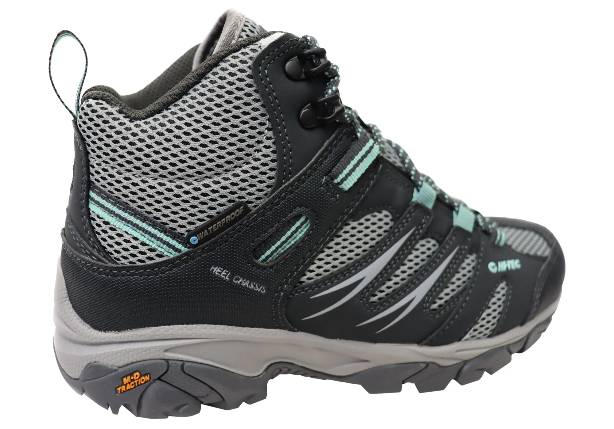 Hi Tec Damen Tarantula Mid wasserdichte bequeme Wanderstiefel Hi Tec Schuhe