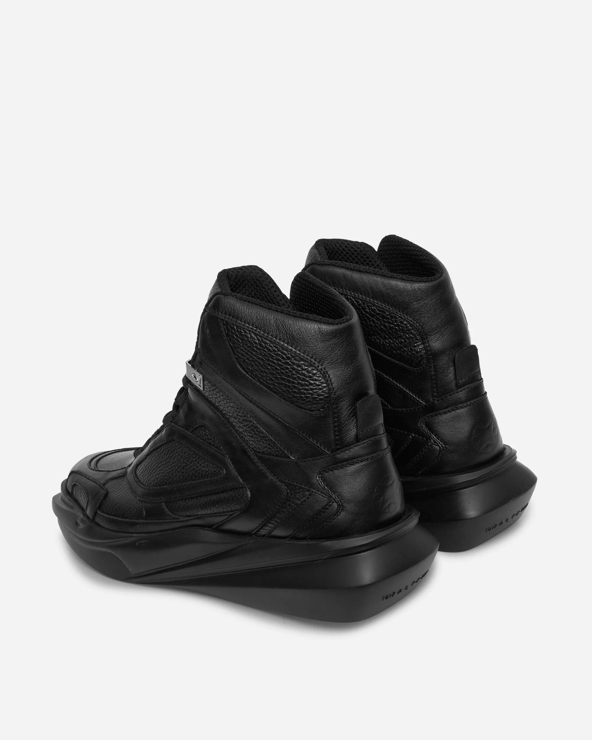 High Top Mono Wander-Sneakers Schwarz