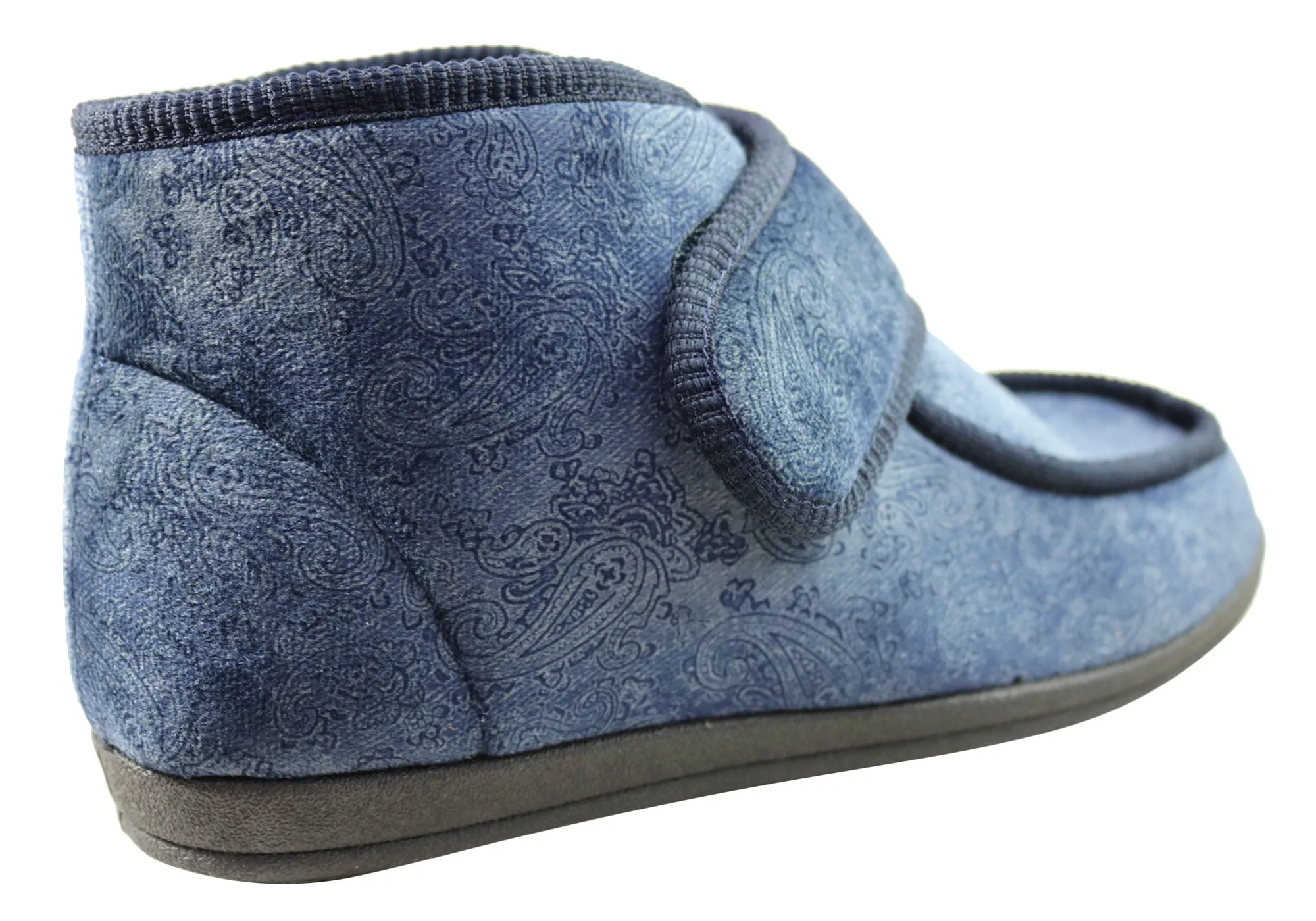 Homyped Herren Archie Komfort einstellbare Riemen Extra Extra Weite Hausschuhe Homyped Schuhe