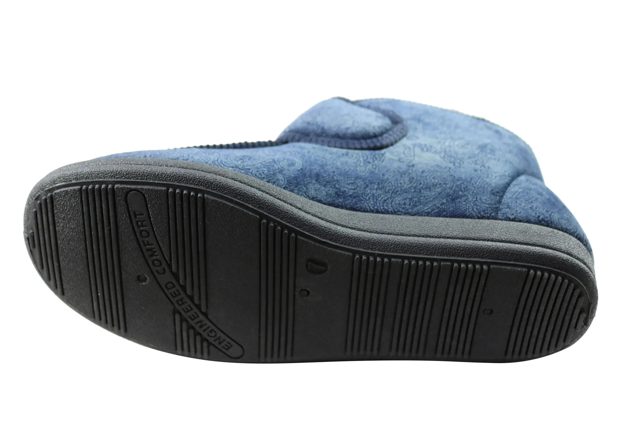 Homyped Herren Archie Komfort einstellbare Riemen Extra Extra Weite Hausschuhe Homyped Schuhe
