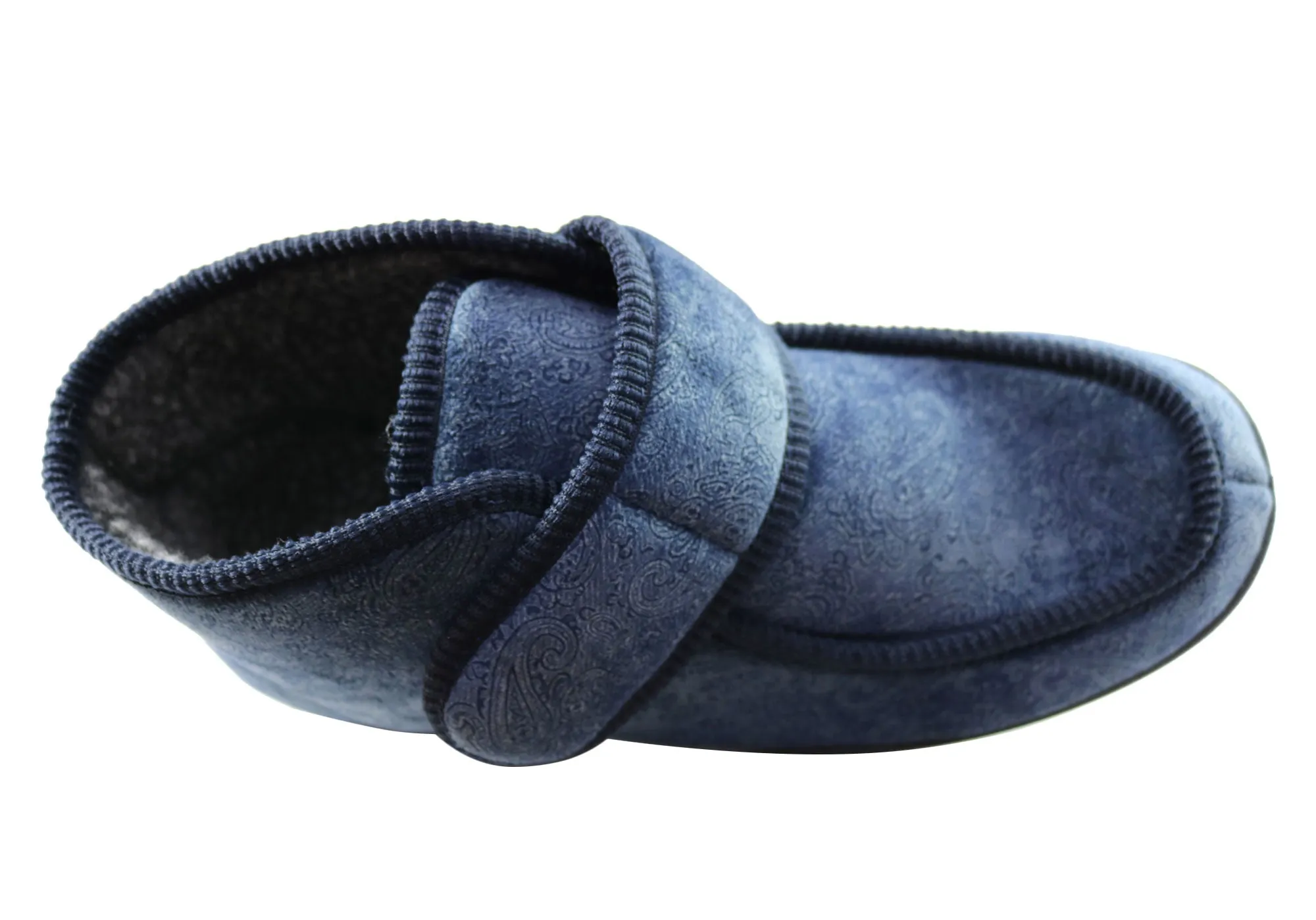 Homyped Herren Archie Komfort einstellbare Riemen Extra Extra Weite Hausschuhe Homyped Schuhe