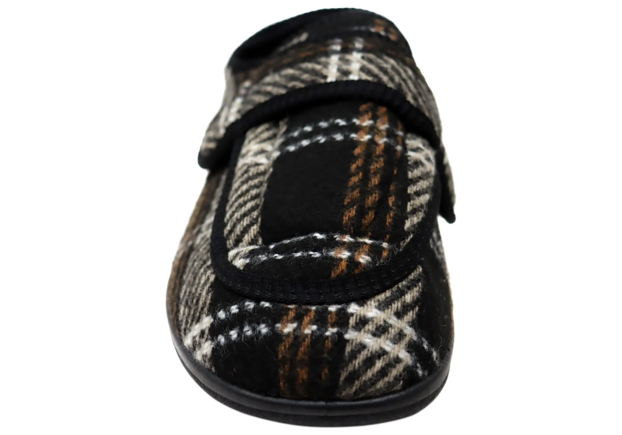 Homyped Herren Arnold 2 Sandalen mit verstellbaren Riemen, extra extra breit