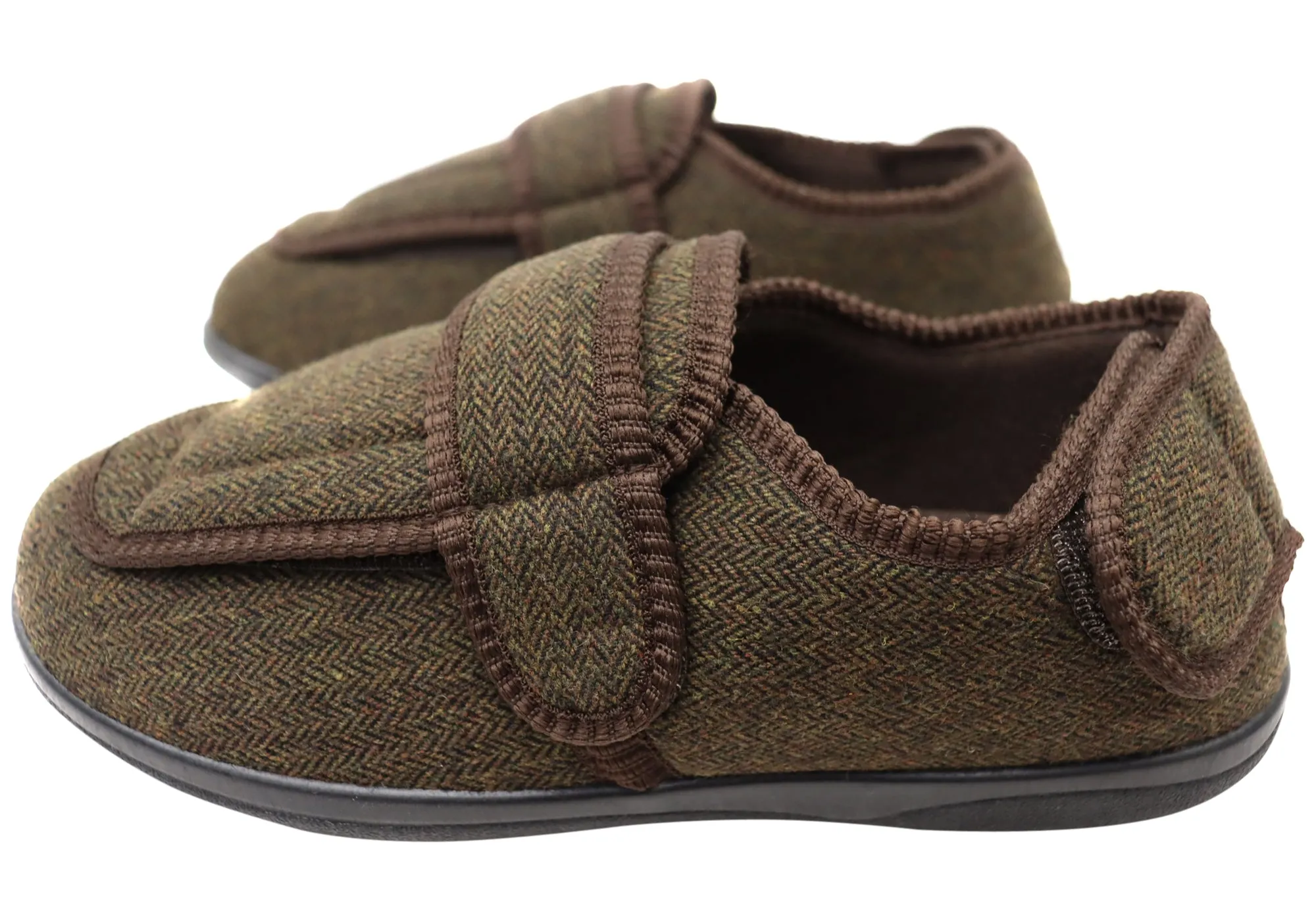 Homyped Herren Arnold 2 Extra Extra Weite Pantoffeln Homyped Schuhe
