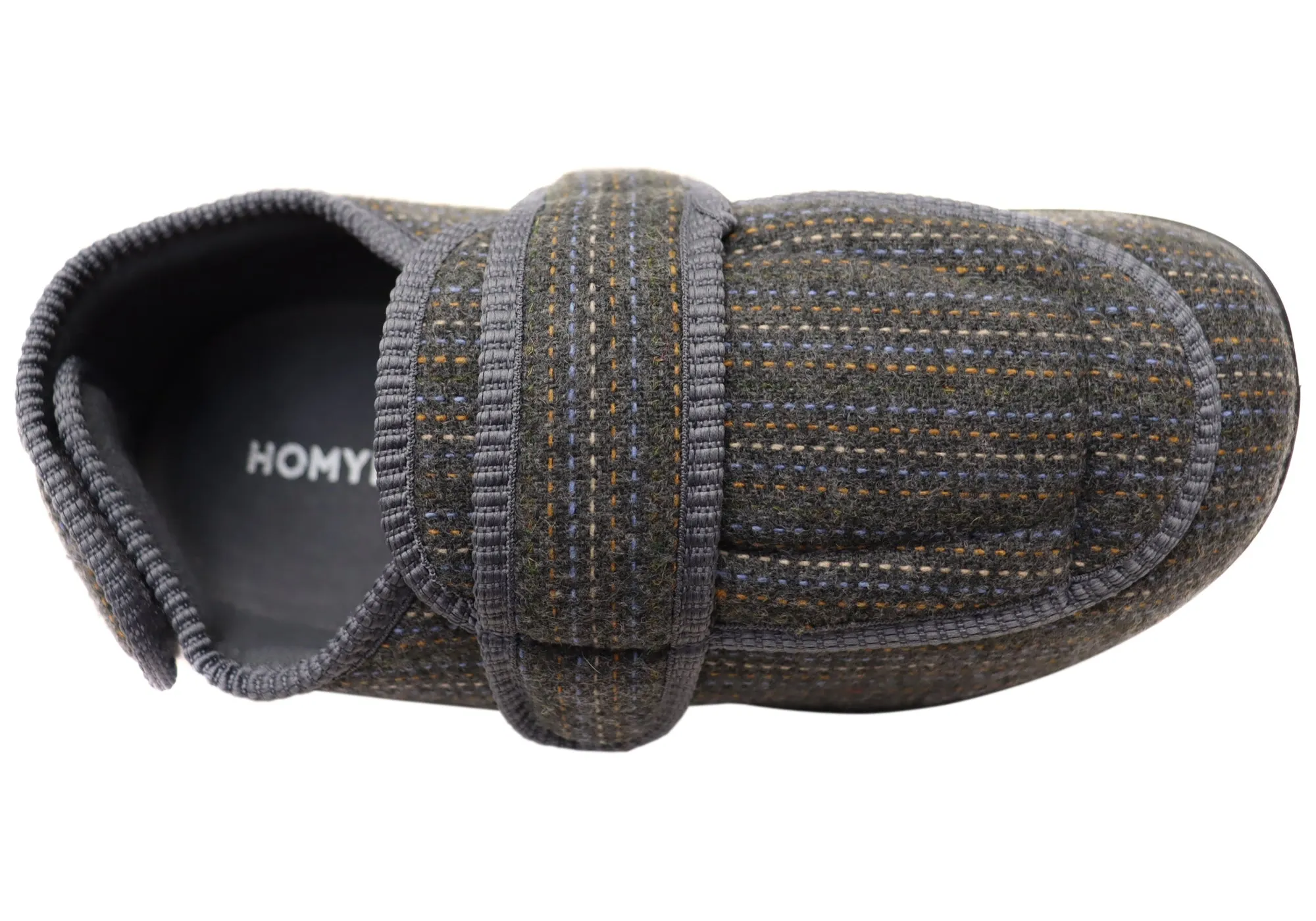 Homyped Herren Arnold 2 Extra Extra Weite Pantoffeln Homyped Schuhe