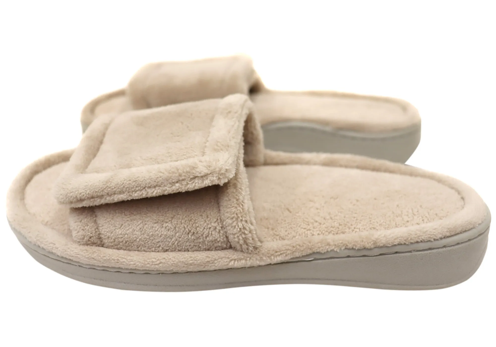 Homyped Una Riemchen Damen Bequeme Weite Breite Offene Zehen Hausschuhe Homyped Schuhe