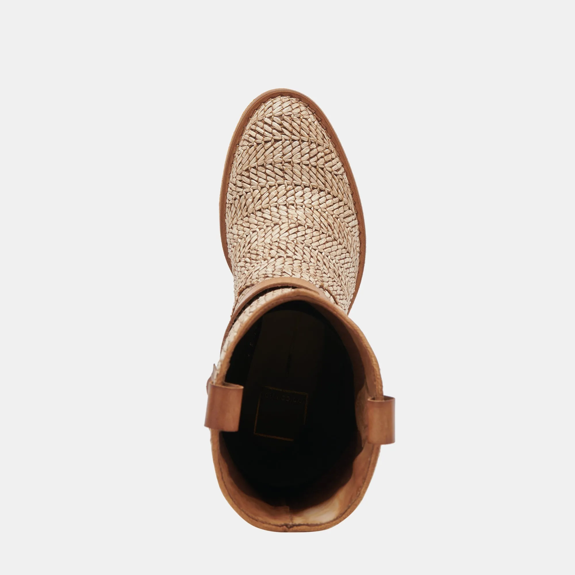 HOSS BOOTS BRAUN MULTI RAFFIA