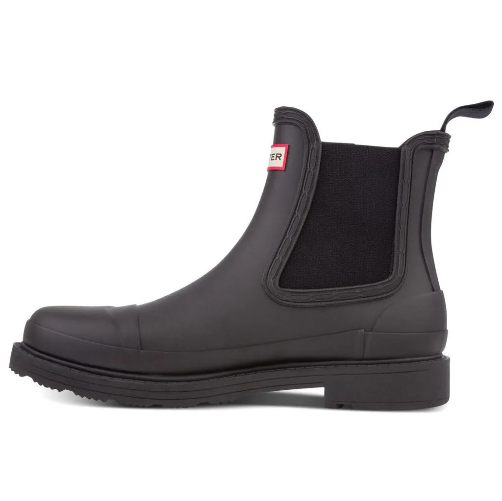 Hunter Commando Synthetische Chelsea-Stiefel für Damen