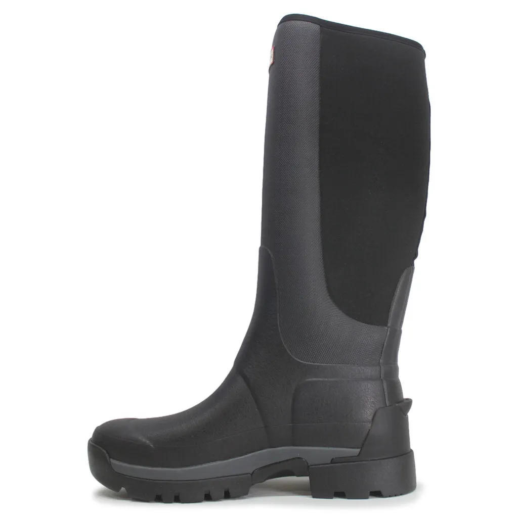 Hunter Field Balmoral Hybrid Hohe Synthetische Stiefel für Herren in Wadenlänge