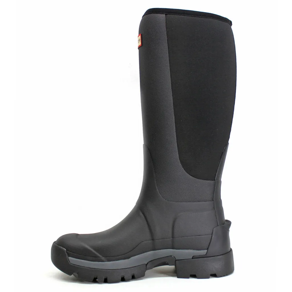 Hunter Field Balmoral Hybrid Hohe Textil-Synthetik Stiefel für Damen, Wadenhoch