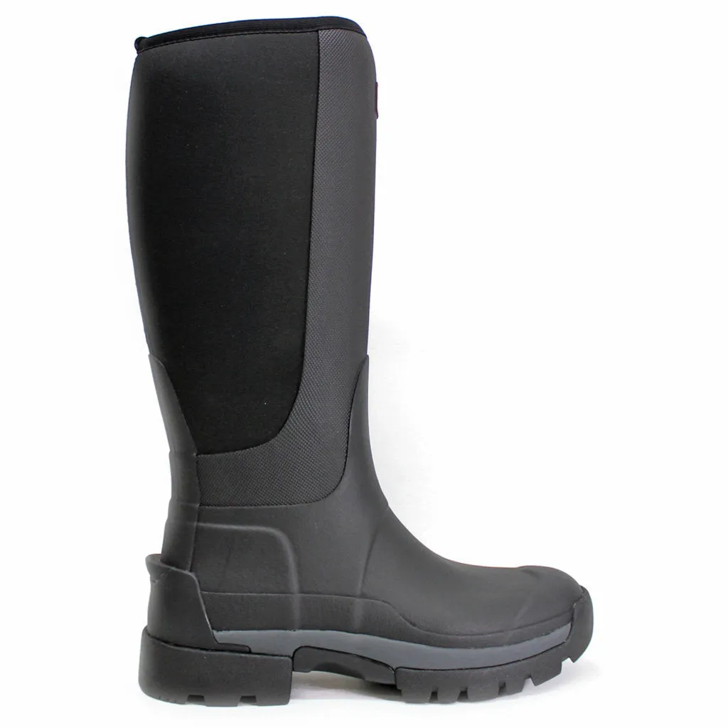 Hunter Field Balmoral Hybrid Hohe Textil-Synthetik Stiefel für Damen, Wadenhoch