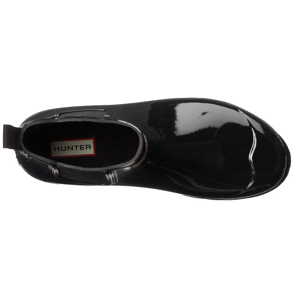 Hunter Original Glänzendes Gummi Chelsea-Stiefel für Damen