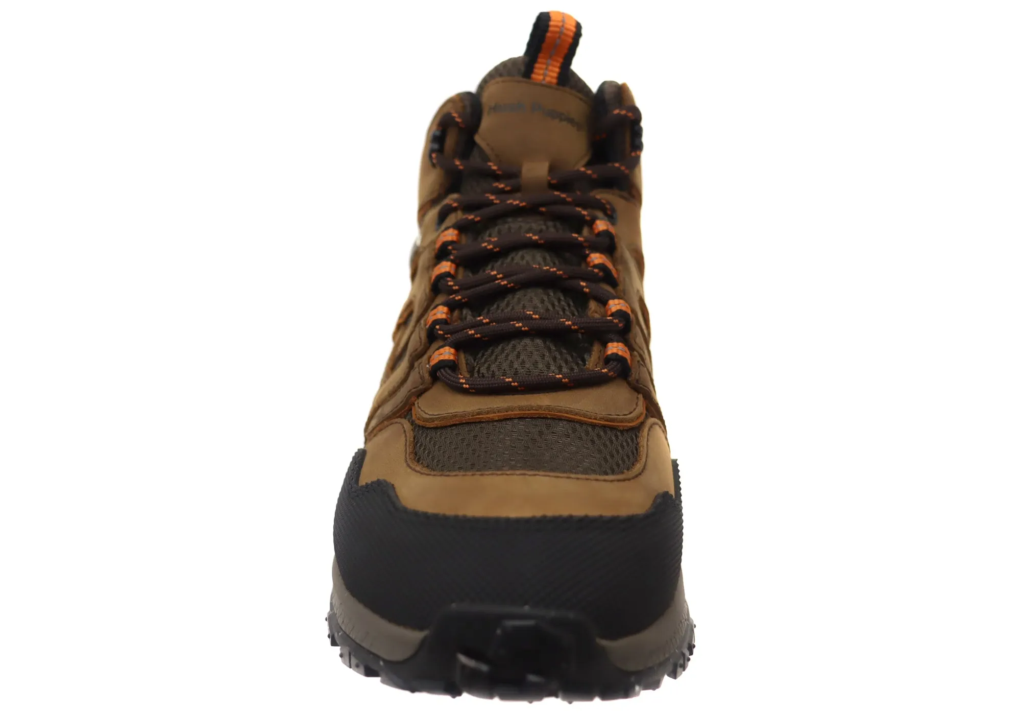 Hush Puppies Kayak Herren Braune Bequeme Lederschnürstiefel Hush Puppies Schuhe