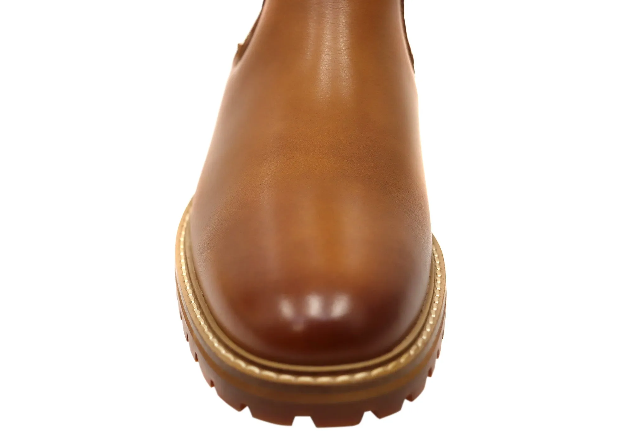 Hush Puppies Luxuriöse Bequeme Damen-Leder-Knöchelstiefel Hush Puppies Schuhe
